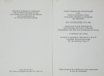 Lichtenstein, Roy - 1982 -  Musée des Arts Décoratifs Paris (Festival dAutomne Motiv - invitation)