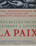 Picasso, Pablo - 1950 - Relais de la Jeunesse - Rencontre Internationale de Nice (La Paix)