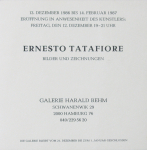 Tatafiore, Ernesto - 1986 - Galerie Harald Behm Hamburg (Einladung)
