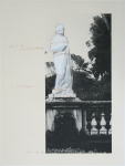 Christo (Javacheff) - 1974 - Wrapped Venus - Project for Villa Borghese Roma