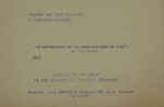 Klein, Yves - 1959 - Le dépassement de la problématique de lart