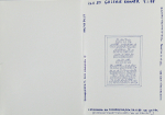 Roth, Dieter - 1972 - Galerie Kammer Hamburg  (2 Einladungen)