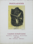 Friedlaender, Johnny - 1970 - Galerie Schmücking Braunschweig