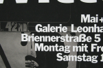 Wittenborn, Rainer - 1970 - Galerie Leonhart München