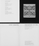Vasarely, Victor - 1963 - Galerie Der Spiegel Köln  (Naissances / Plakat und Einladung)