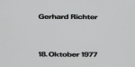 Richter, Gerhard - 1989 - Museum Haus Esters Krefeld (18.Oktober 1977)
