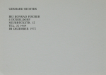 Richter, Gerhard - 1972 - Konrad Fischer Düsseldorf