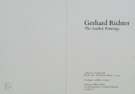 Richter, Gerhard - 1988 - Anthony dOffay Gallery London (Gerhard Richter - The London Paintings / Flint Tower)