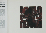 Soulages, Pierre - 1957 - Galerie Der Spiegel Köln (Einladung)