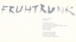 Fruhtrunk, Günter - 1965 - Galerie Der Spiegel Köln (Neue Bilder / Einladung)