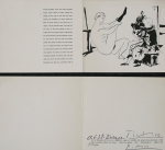 Picasso, Pablo - 1955 - Galerie Der Spiegel Köln (Der Maler und sein Modell / Einladung)