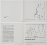 Herkenrath, Peter - 1952 - Galerie Der Spiegel Köln (Einladung)