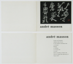 Masson, André - 1957 - Galerie Der Spiegel Köln (Gouaches und Zeichnungen)