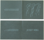 Mikl, Josef - 1963 - Galerie Der Spiegel Köln (Einladung)