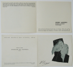 Laurens, Henri - 1953 - Galerie Der Spiegel Köln (Plastiken, Collagen, Zeichnungen)