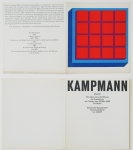 Kampmann, Utz - 1968 - Galerie Der Spiegel Köln (invitation)