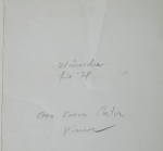 Piene, Otto - 1977 - Sunset like the grasshopper flying. Ezra Pound