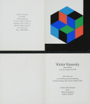 Vasarely, Victor - 1966 - Galerie Der Spiegel Köln (invitation)