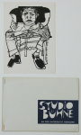Hundertwasser, Friedensreich - 1960 - Portrait of Laszlo with his head between his knees / Studiobühne an der Universität Hamburg