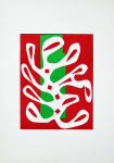 Matisse, Henri - 1952 - Galerie Der Spiegel Köln (Algue blanche sur fond rouge et vert)