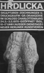 Hrdlicka, Alfred - 1970 - Neuer Berliner Kunstverein / Große Orangerie im Schloss Charlottenburg (Hrdlicka - Skulpturen, Zeichnungen u. Druckgrafik)
