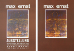 Ernst, Max - 1971 - Kapitelsaal der Berufsschule und Informationszentrum der Stadt Brühl (2 Plakate / Le soleil. La ville entière)