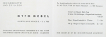 Nebel, Otto - 1966 - Galerie Nierendorf Berlin