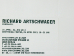Artschwager, Richard - 2013 - Sprüth Magers Berlin (Portraits !)
