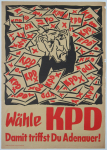 Anonym - 1949 - Wähle KPD / Damit triffst Du Adenauer !