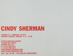 Sherman, Cindy - 2011 -  Galerie Sprüth Magers London (Einladung)