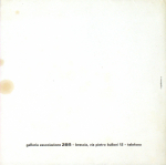 Fontana / Haacke / Klein / Mack / Manzoni / Piene / Soto / Uecker - 1966 - galleria associazione zen brescia (Zero avantgarde 1966)
