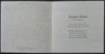 Johns, Jasper - 1977 - Brooke Alexander New York (Screenprints / Einladung)